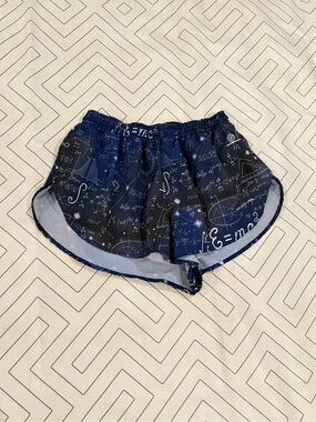 B.O.A Galaxy Science Pattern Athletic Shorts